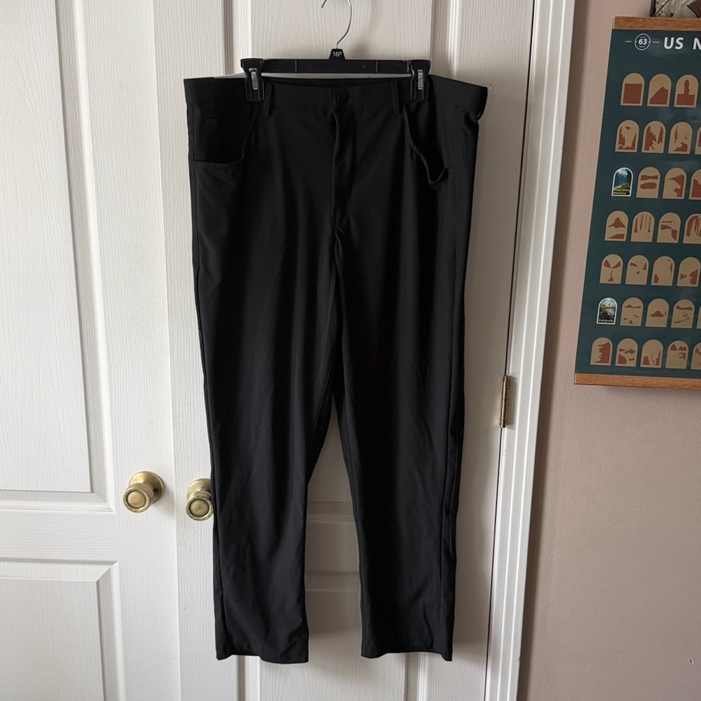 DKNY Men's Classic Black Dress Pants